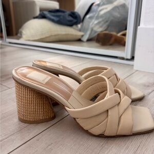 Dolce Vita leather mule heels size 7.5